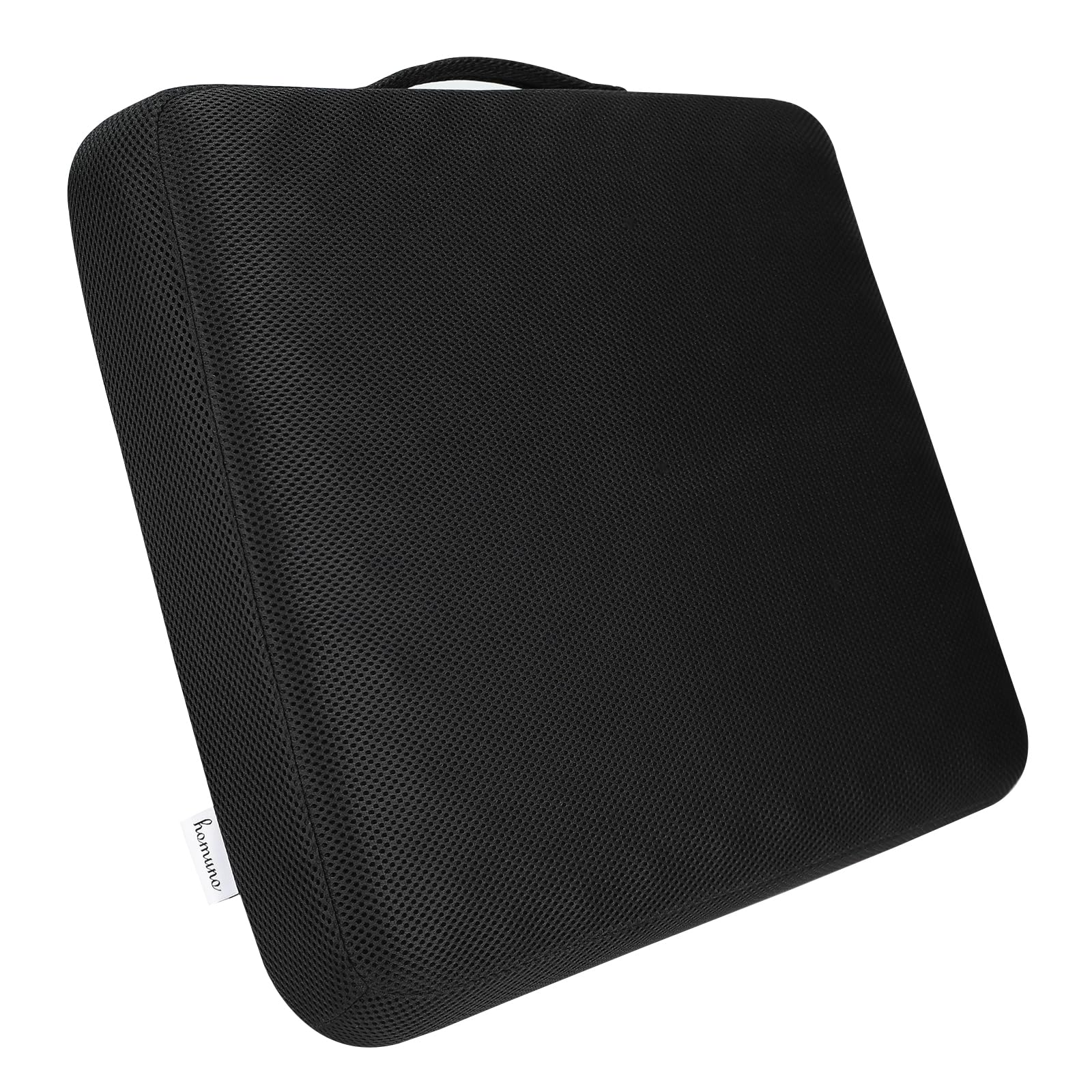 Photo 1 of Homuno Extra Large Seat Cushion, Supportive Memory Foam Office Chair Cushion, Wheelchair Cushion, Improve Lower Back & Tailbone Comfort,18.9 * 16.9 * 3.15in, Black