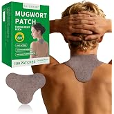 100 Count Neck Pain Relief Patches, Maximum Strength for Neck &amp; Shoulder | 8-Hour Long-Lasting Heat &amp; Strong Adhesion Targets Cervical Joint Discomfort, Mugwort