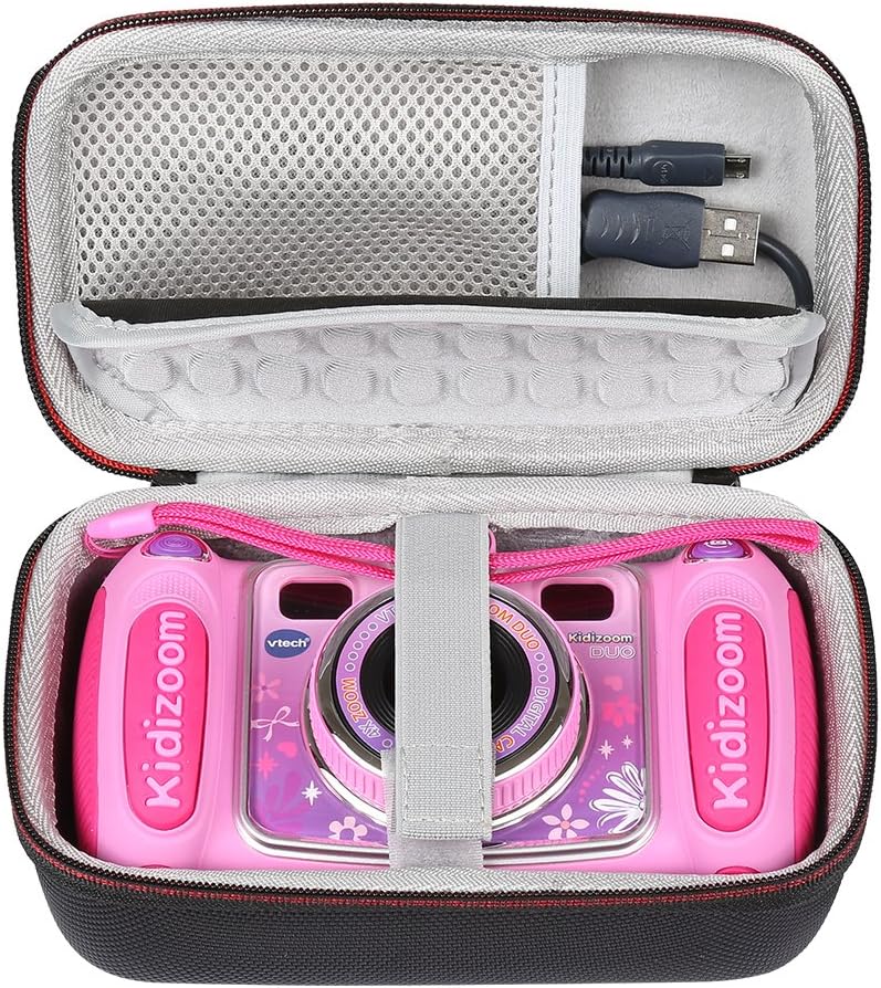 LuckyNV Travel EVA Hard Carrying Protective Case Box for VTech Kidizoom Camera Storage Strap Bag