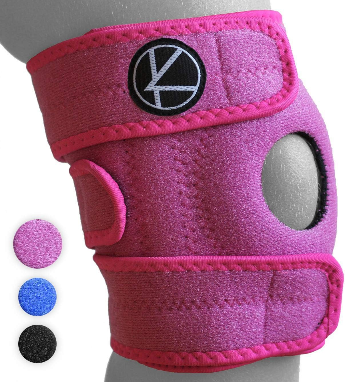 KARM Kids Knee Support Brace, Childs Osgood Schlatter Knee Support Kids for Arthritis Pain Sports