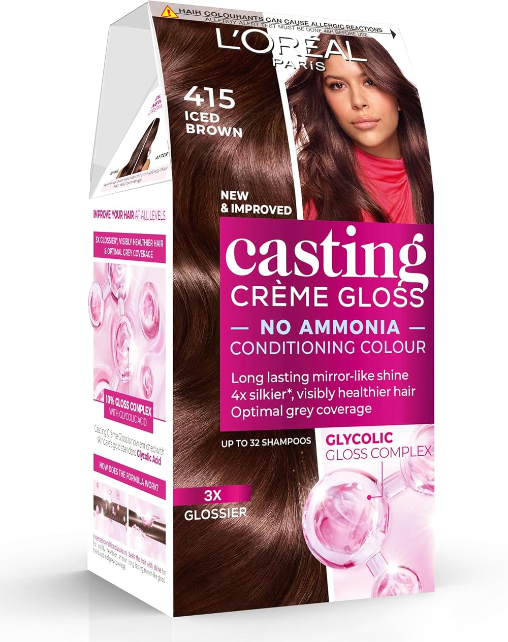 L'Oréal Paris Casting Crème Gloss 415 Iced Chocolate No-Ammonia Semi-Permanent