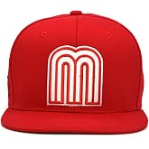 Mexico Snap Back Hat Flag 3D M Flat Bill Mexico Baseball Acrylic Cap New