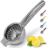 Lemon Squeezer Stainless Steel with Premium Quality Heavy Duty Solid Metal Squeezer Bowl - Large Manual Citrus Press Juicer a