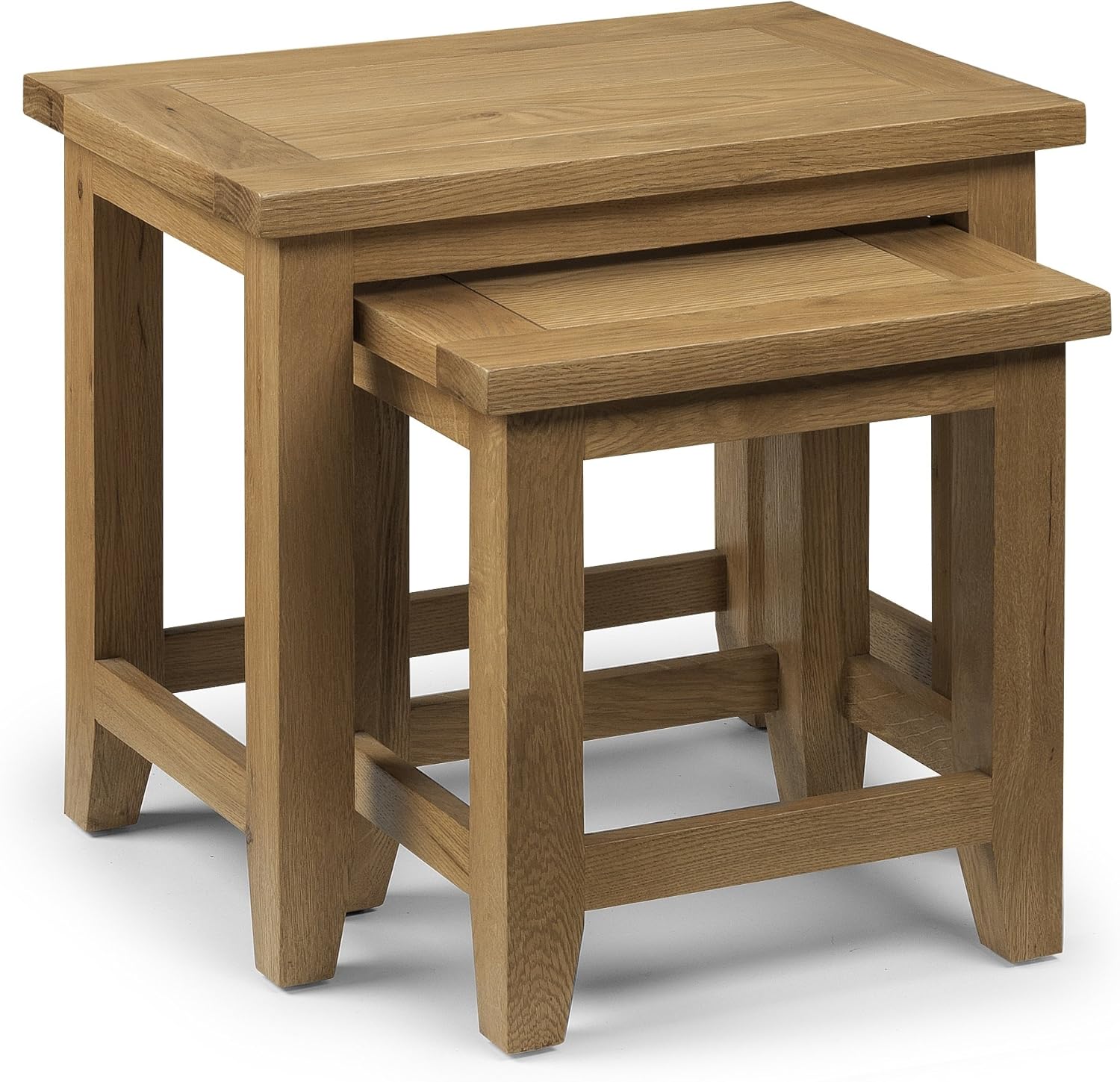 Julian Bowen Nest of Tables, Oak, One size Amazon.co.uk Kitchen & Home