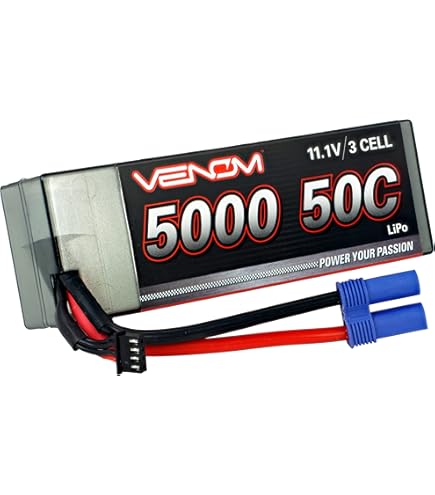 Amazon.com: Venom 20C 2S 5400mAh 7.4V LiPo Battery with Universal