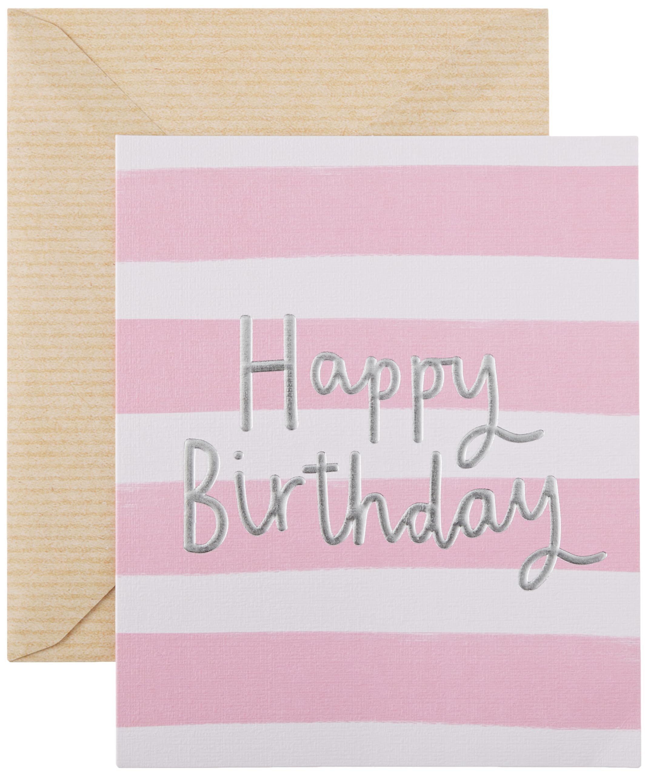Hallmark Birthday Card for One I Love - Contemporary Embossed Text Design