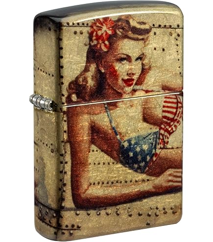 prettynaoppe　2,1 Amazon.com: Zippo Lighter: Nose Art Pin-up Girl - 540 Color 81559