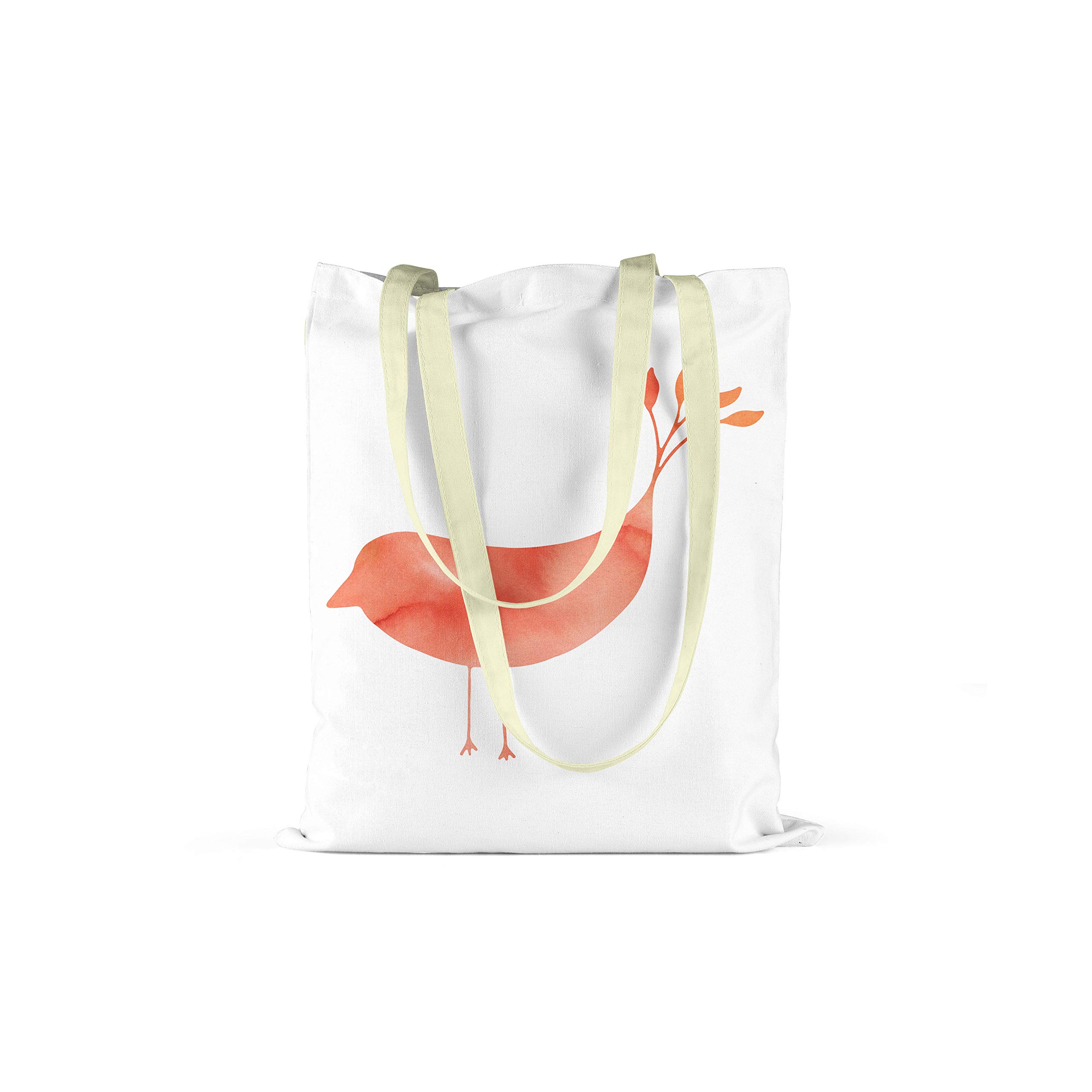 Bonamaison Printed Tote Bag, Reusable Grocery Bag, Shopping Bag, Machine Washable, Foldable, Canvas Cloth Bag with Handles, Size: 34x40 Cm