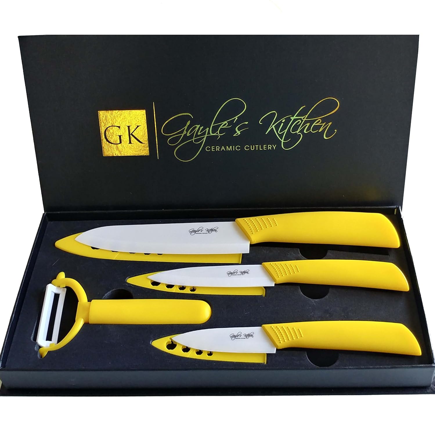 Best yellow kitchen knife set