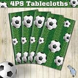 LKITMIUT Football Tablecloths 4 Pack 86x51 in Plastic Sports Cover view 6