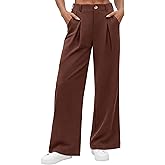 ANRABESS Women Wide Leg Dress Pants 2026 Summer High Waisted Business Casual Work Trousers Dressy Office Palazzo Pants Slacks
