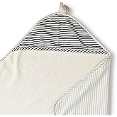 Pehr Stripes Away Hooded Towel - Sea, Multi