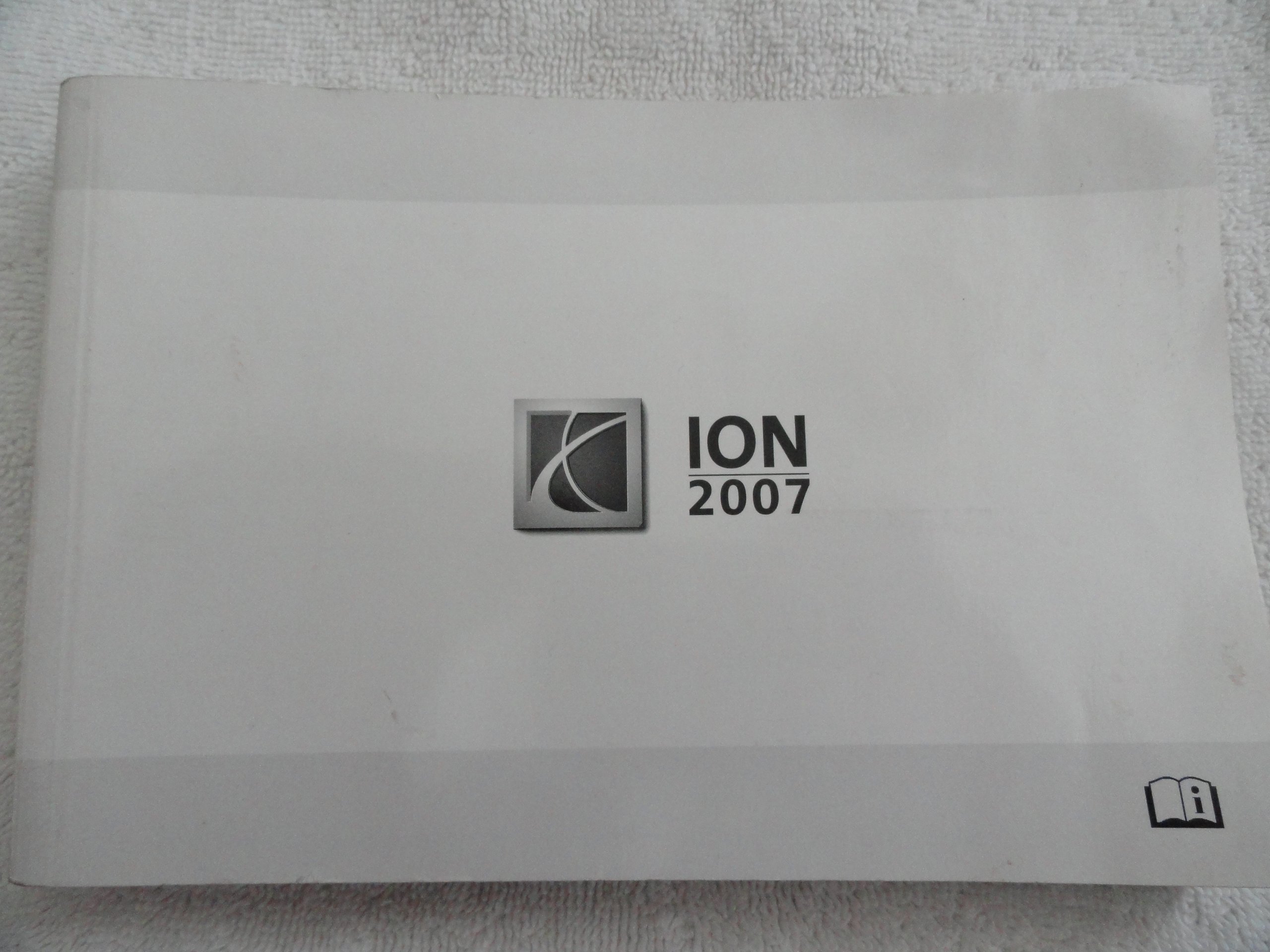 2007 Saturn Ion Owners Manual Saturn Amazon Com Books