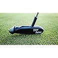 Peter Putter Professional Golf Putter | Premium Aluminum Head with Chrome Stepless Shaft | Stiff Flex Graphite Construction | Available in Classic Black & White | Ergonomic Rubber Grip