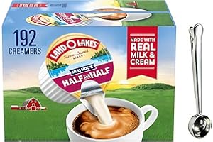 GENERIC Mini Moos Half and Half Creamer Singles, Land Coffee Creamer Singles, 192 Count, No Refrigeration Needed