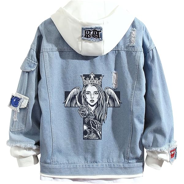 Lpstop Womens Jean Jacket Girl with Style Denim Jacket