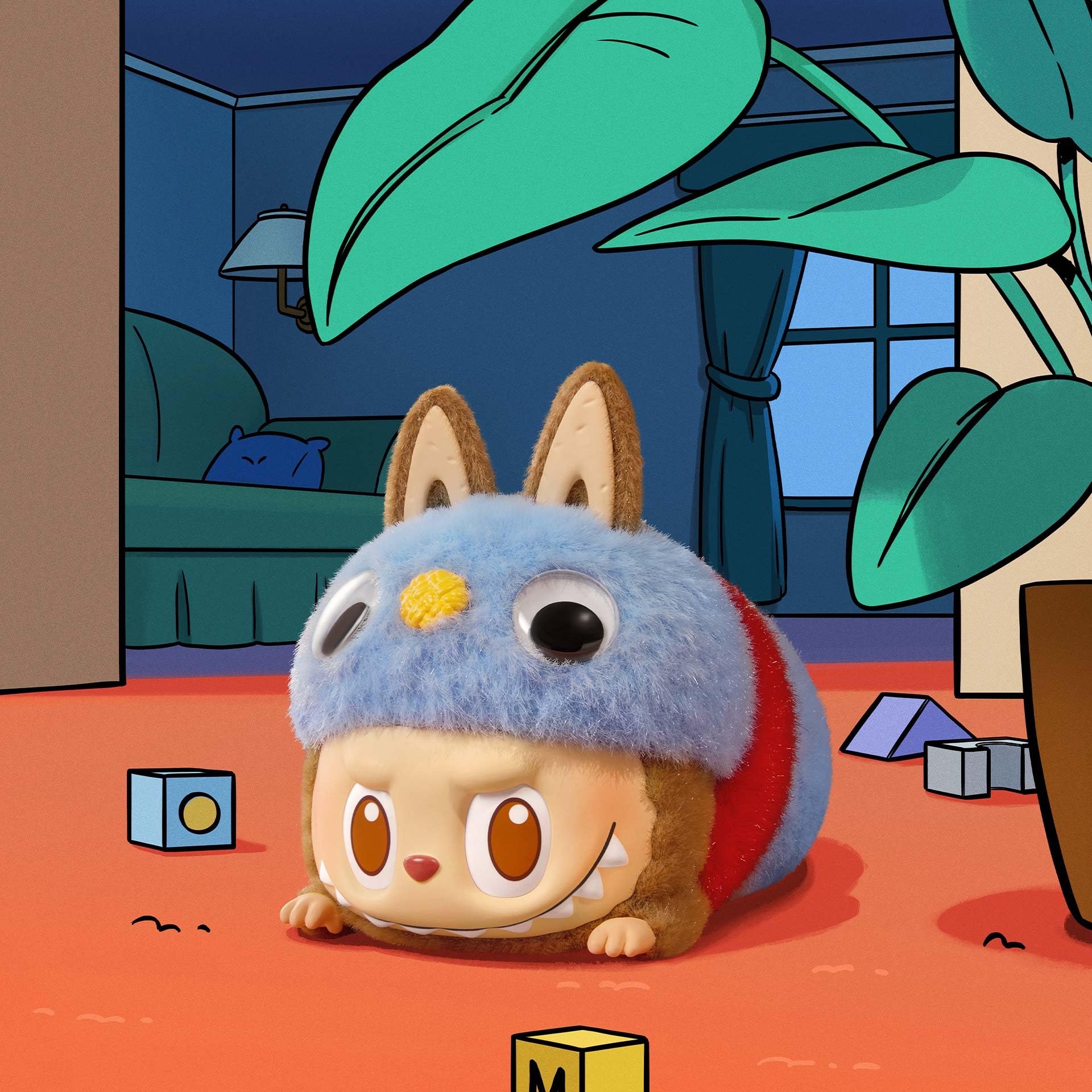 POP MART The Monsters 1:00 A.M. Series Blind Box Figures, Collectible Toys Home Decorations, Holiday Birthday Gifts for Girls and Boys, Single Box