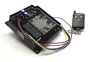GAMA Electronics Remote Control System for 12 VDC Dump Trailer/Hydraulic Pump Applications Made in The USA