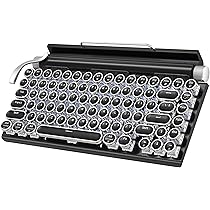 Taiahiro ML-981 青軸 レトロメカニカルキーボード ホワイト Taiahiro ML-981 青軸 レトロメカニカルキーボード ホワイト