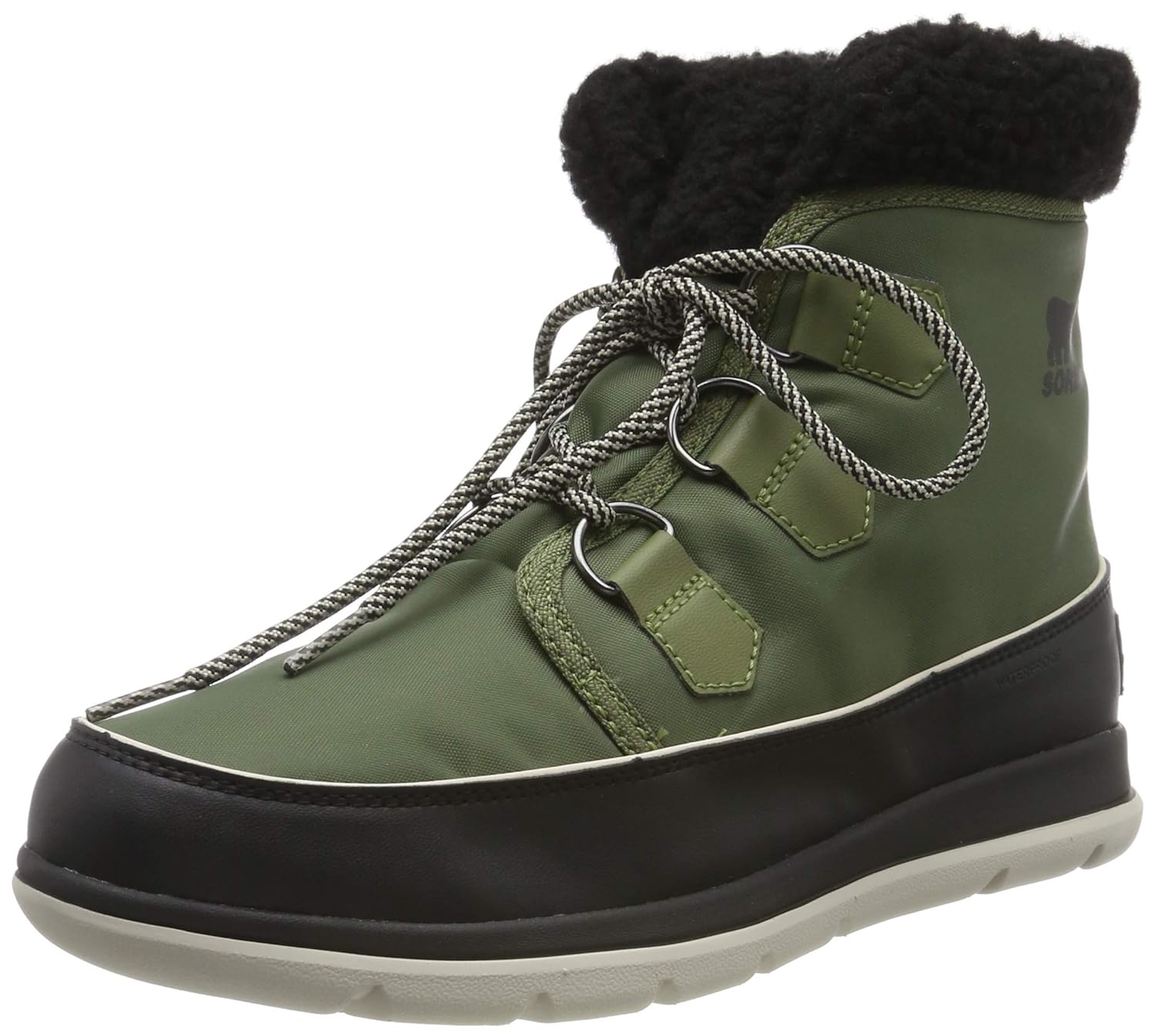 sorel explorer carnival green