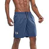 G Gradual Men's 5"/ 7"/ 9" Workout Running Shorts Quick Dry Lightweight Gym Shorts with Zip Pockets