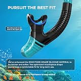 G2RISE Sn02 Snorkel Set Adults Scuba Mask Dry Top Anti-Fog 2 Pack view 5