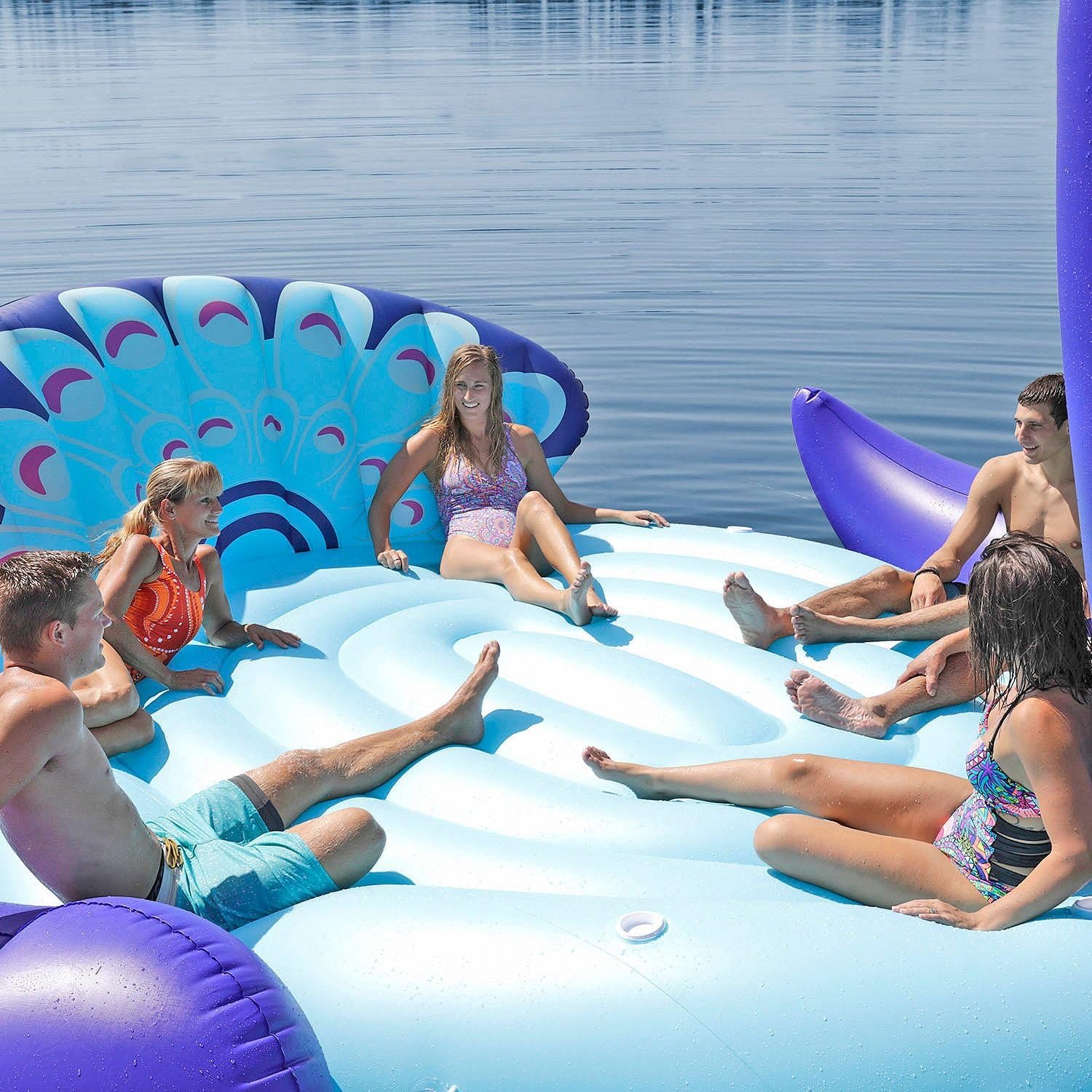 giant unicorn lake float