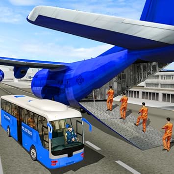 Amazoncom Us Police Jail Prisoner Bus Transport Plane - 