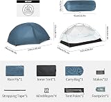 Naturehike Mongar 2 Person Tent Ultralight Waterproof 210T Polyester Forest view 9