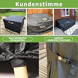 Enzeno Round Garden Table Cover 230x100cm with Vents 420D Oxford Heavy Duty view 5
