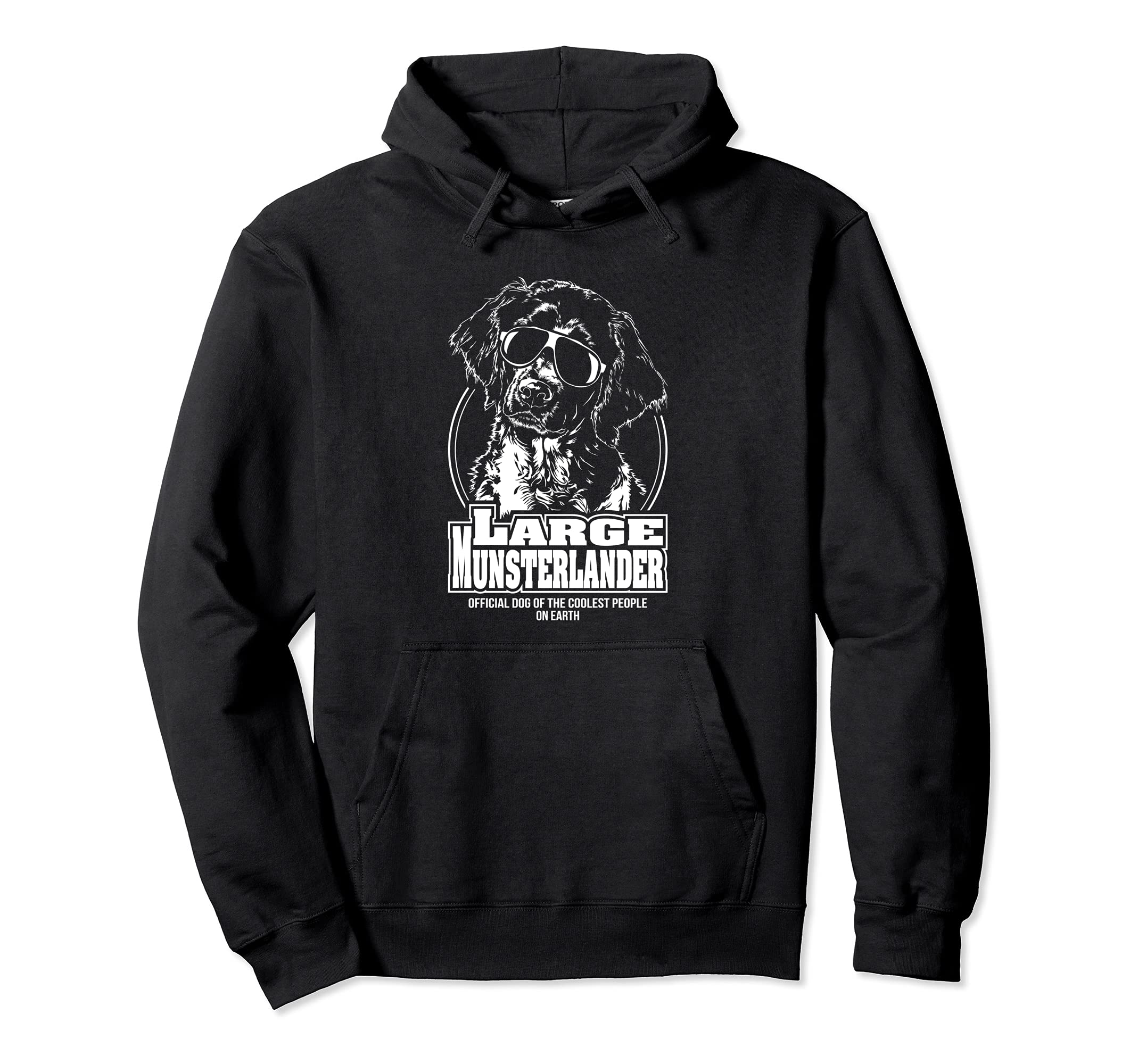 Funny Proud Large Munsterlander coolest people dog saying Pullover Hoodie