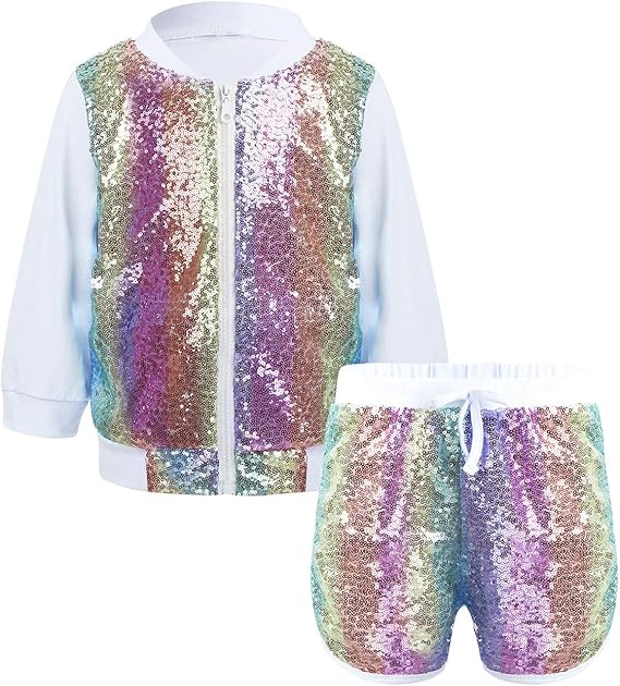 Tanz-Set Für Mädchen - Lyrical Crop Top Mit Chiffon Rock Für Gymnastik & Bühne