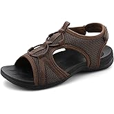 UBFEN Womens Hiking Sandals Comfortable Walking Sandals Summer Sport Breathable Arch Support