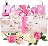 BRUBAKER Cosmetics Classic Rose 17 Pc Bath Gift Set Vintage Box Rose Scent view 1