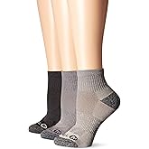 Merrell womens Cushioned Performance Hiker Hiking Socks, Charcoal Black (Quarter), 9 11 US
