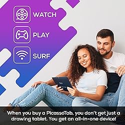 PicassoTab X Drawing Tablet • No Computer Needed