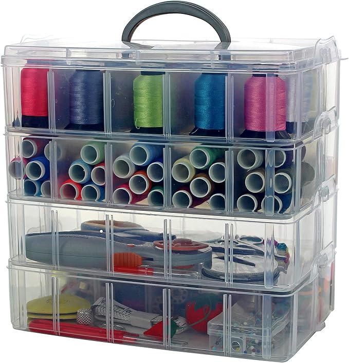 Amazon.com: Contenedor de almacenamiento con 40 compartimentos