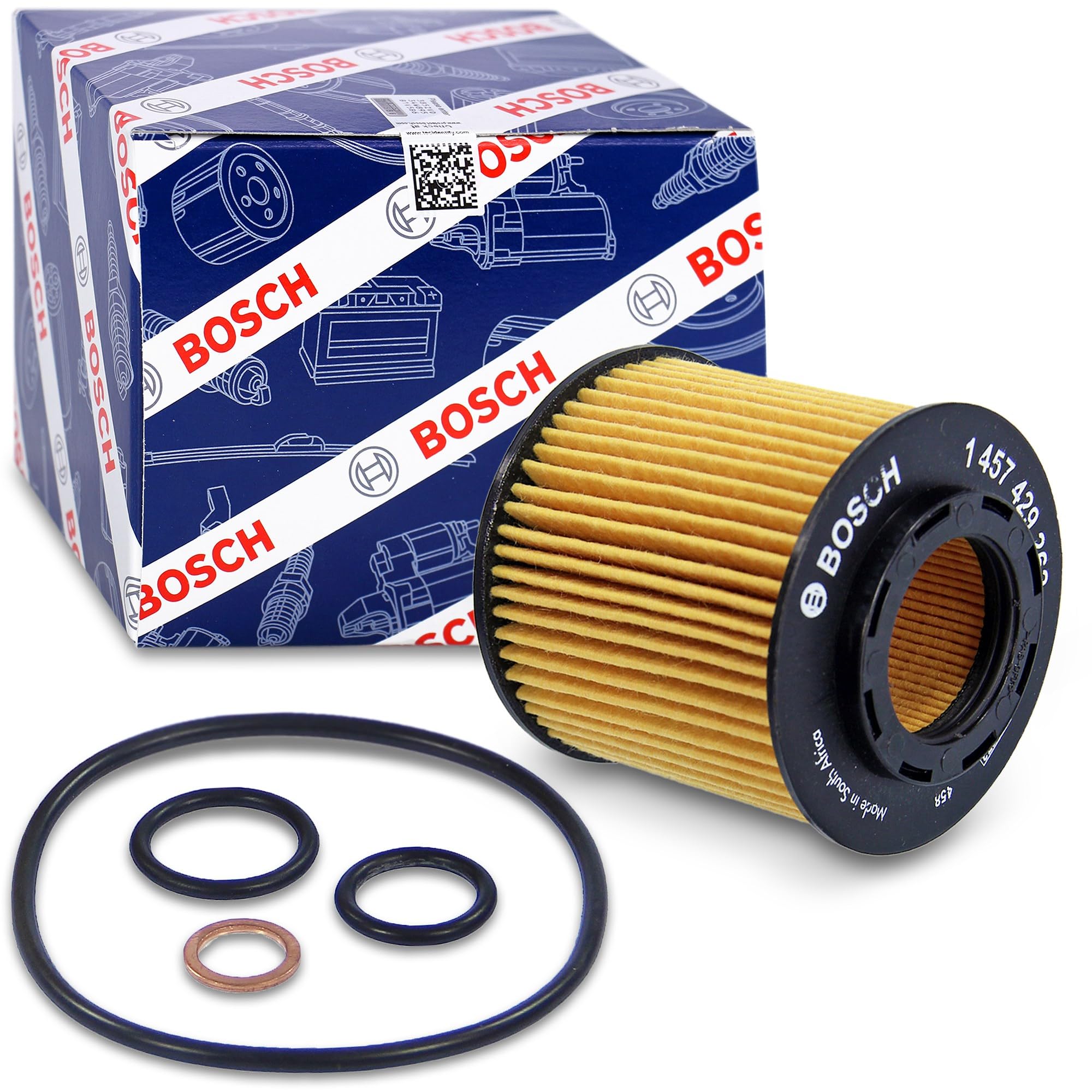 Bosch P9262 Car Oil Filter - Separates Soot and Metal Particles from Engine Oil - Provides Reliable Engine Lubrication