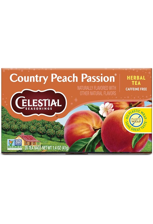 cha-chan⭐︎プレミアムハーデン8点セット Celestial Seasonings Decaffeinated, Sweet Hot Country Peach
