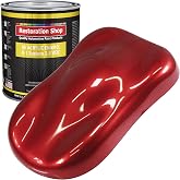 Restoration Shop Firethorn Red Pearl Acrylic Enamel Auto Paint - Gallon | Professional Single Stage High Gloss Automotive Paint, Car, Truck, Equipment Coating, 2.8 VOC