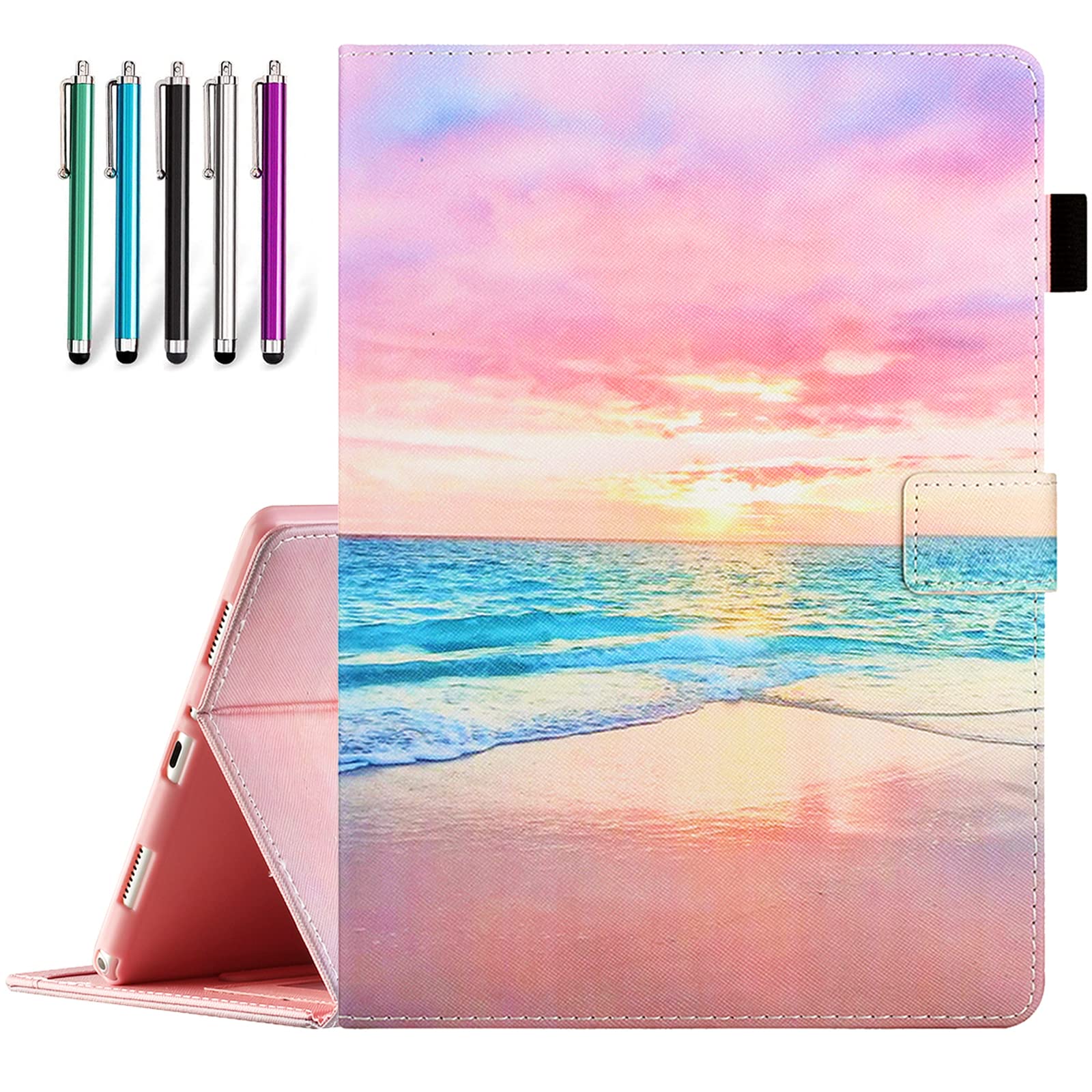 Ciaoye iPad Mini Case - Multi-Angle Viewing Folio Smart Leather Cover for iPad Mini 1/2/3/4/5 7.9" Tablet With Auto Sleep/Wake, Sunset