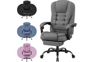 SITMOD Office Chair, Big and Tall Ergonomic Gaming Chair for Adults, Comfy Reclining Computer Chair with Footrest, Adjustable Swivel Desk Chair, Executive Gamer Chair, Comfortable Silla Gamer for Home & Game