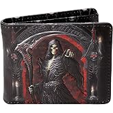 Nemesis Now James Ryman You're Next Grim Reaper Wallet, Gothic Skeleton Design, Hand-Painted Alternative Wallet for Gothic Fantasy Fans