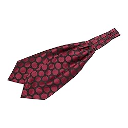 Allegra K Cravat Ties for Men Polka Dots Cravat