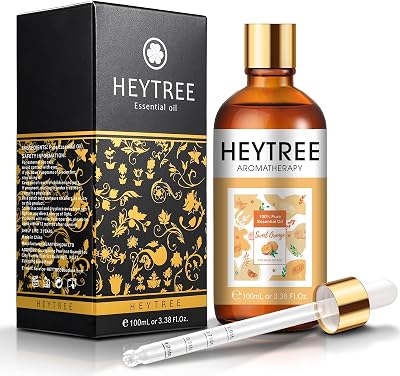 HEYTREE Sweet Orange Essential Oil 100ml Uplifting Aromatherapy Diffuser