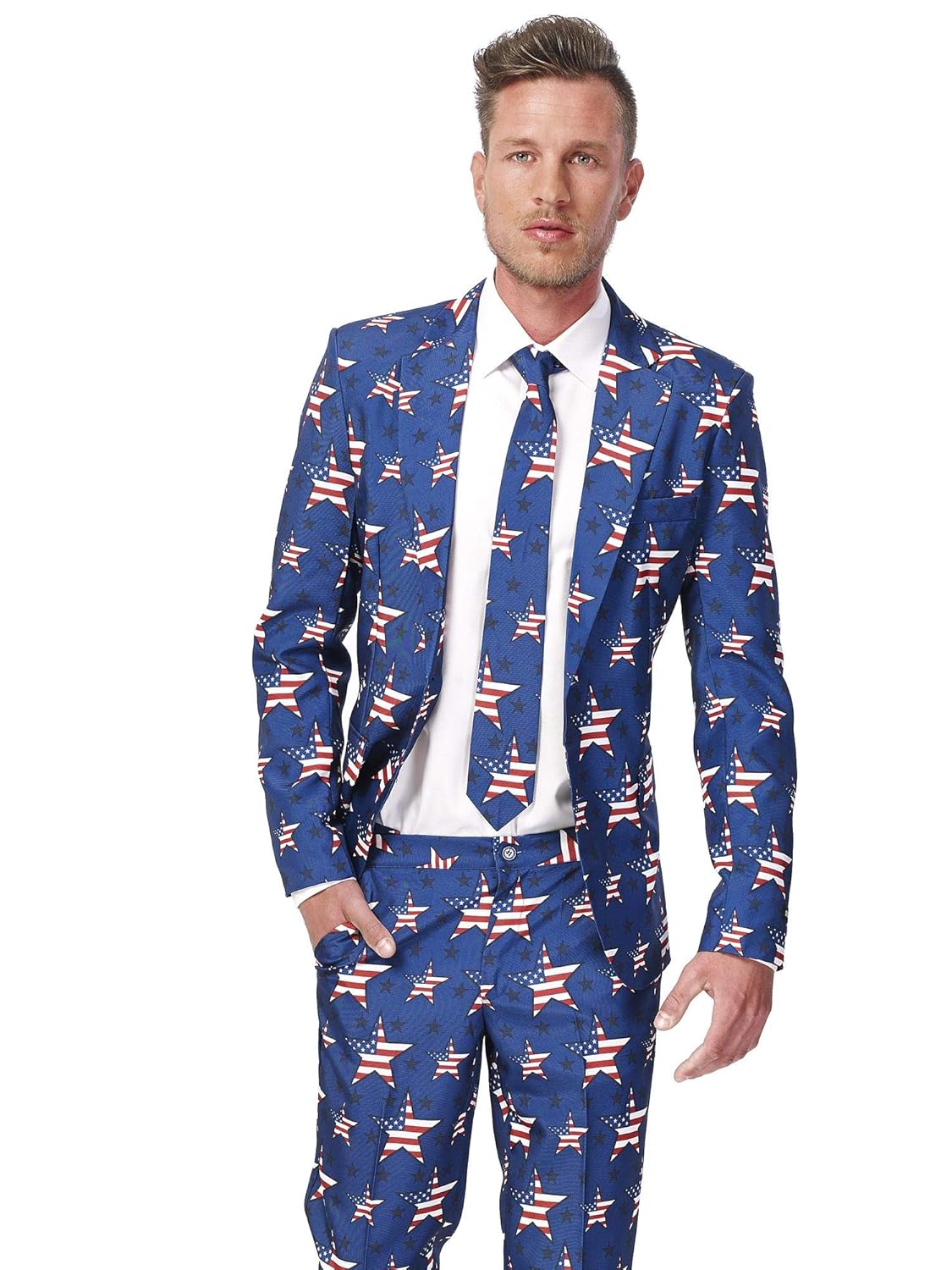 4th of july mens suit