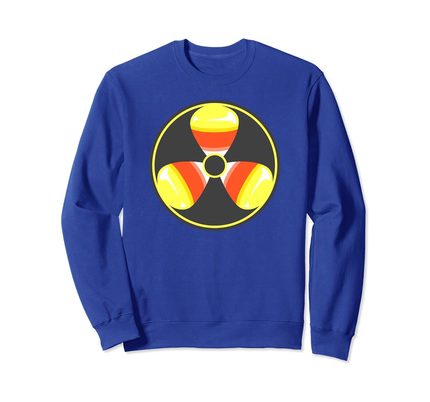 Radiology Tech Halloween Sweatshirt, Radioactive Candy Corn-Rose