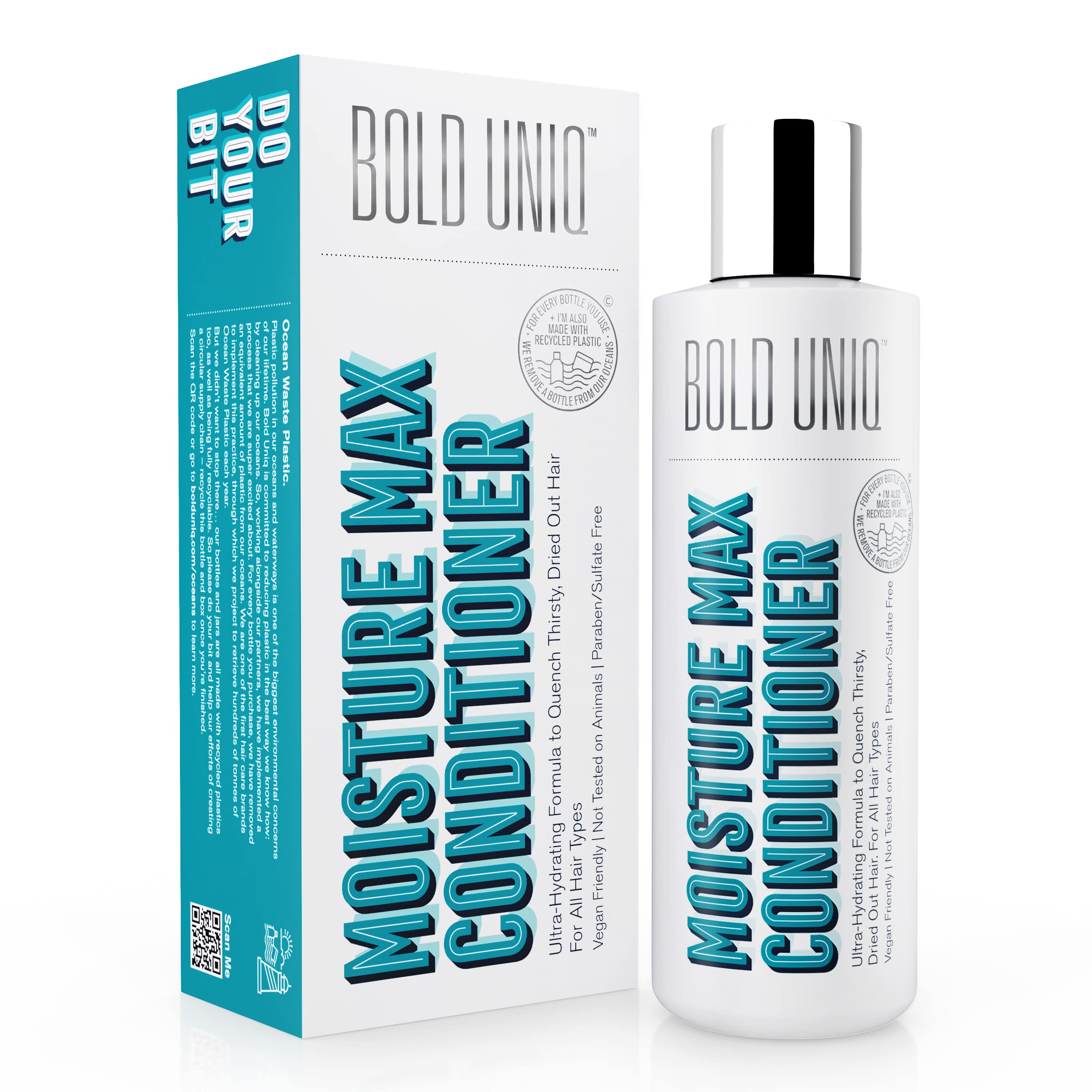 Moisturizing & Hydrating Conditioner for Dry Hair & Scalp. Deeply Nourishes, Detangles & Repairs Damaged, Colored, Curly & Frizzy Hair. Peta-approved, Vegan & Cruelty-Free. Sulphate & Paraben Free.