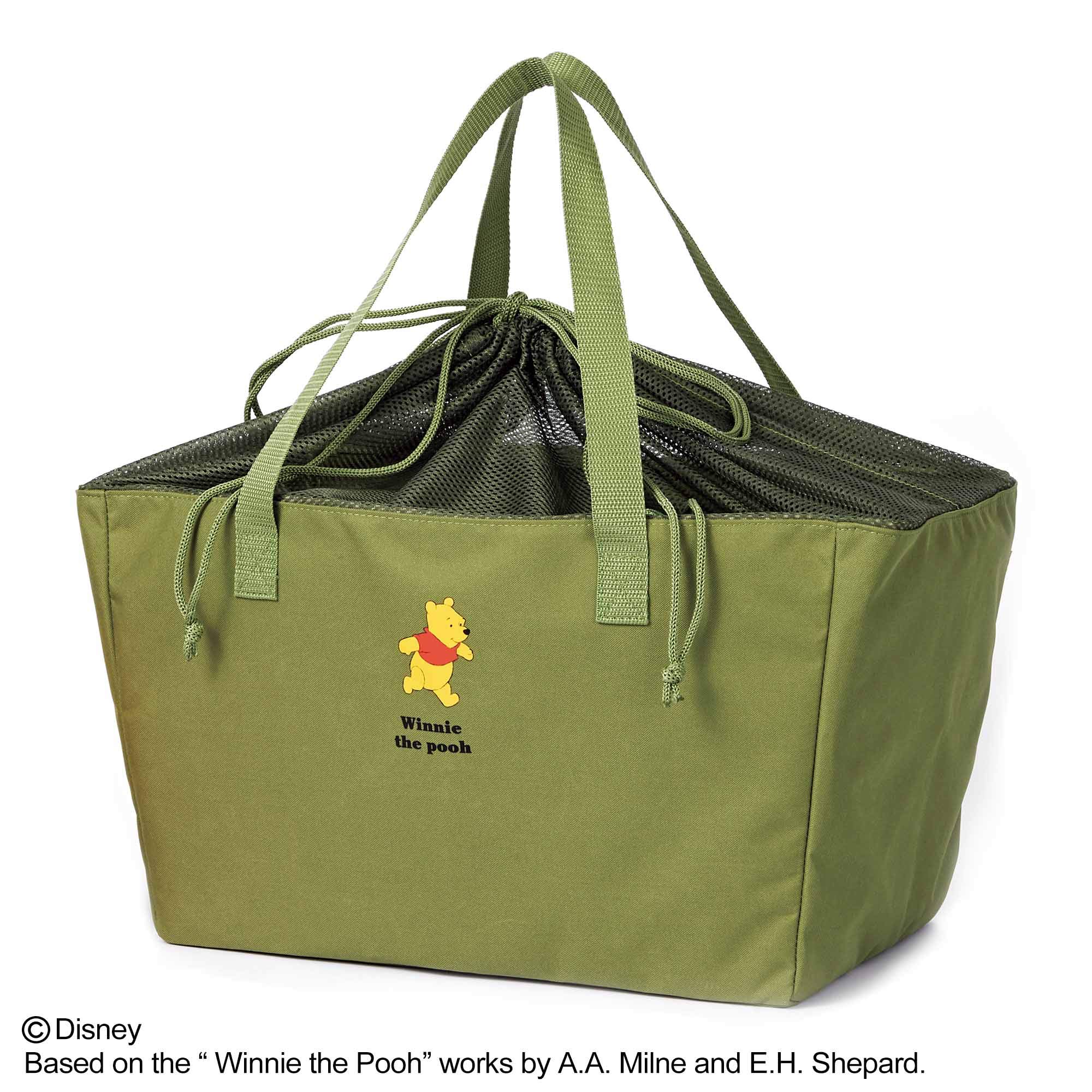 sweet(スウィート)2021年1月号/雑誌付録  Winnie the Pooh(くまのプーさん)レジかごお買い物バッグ