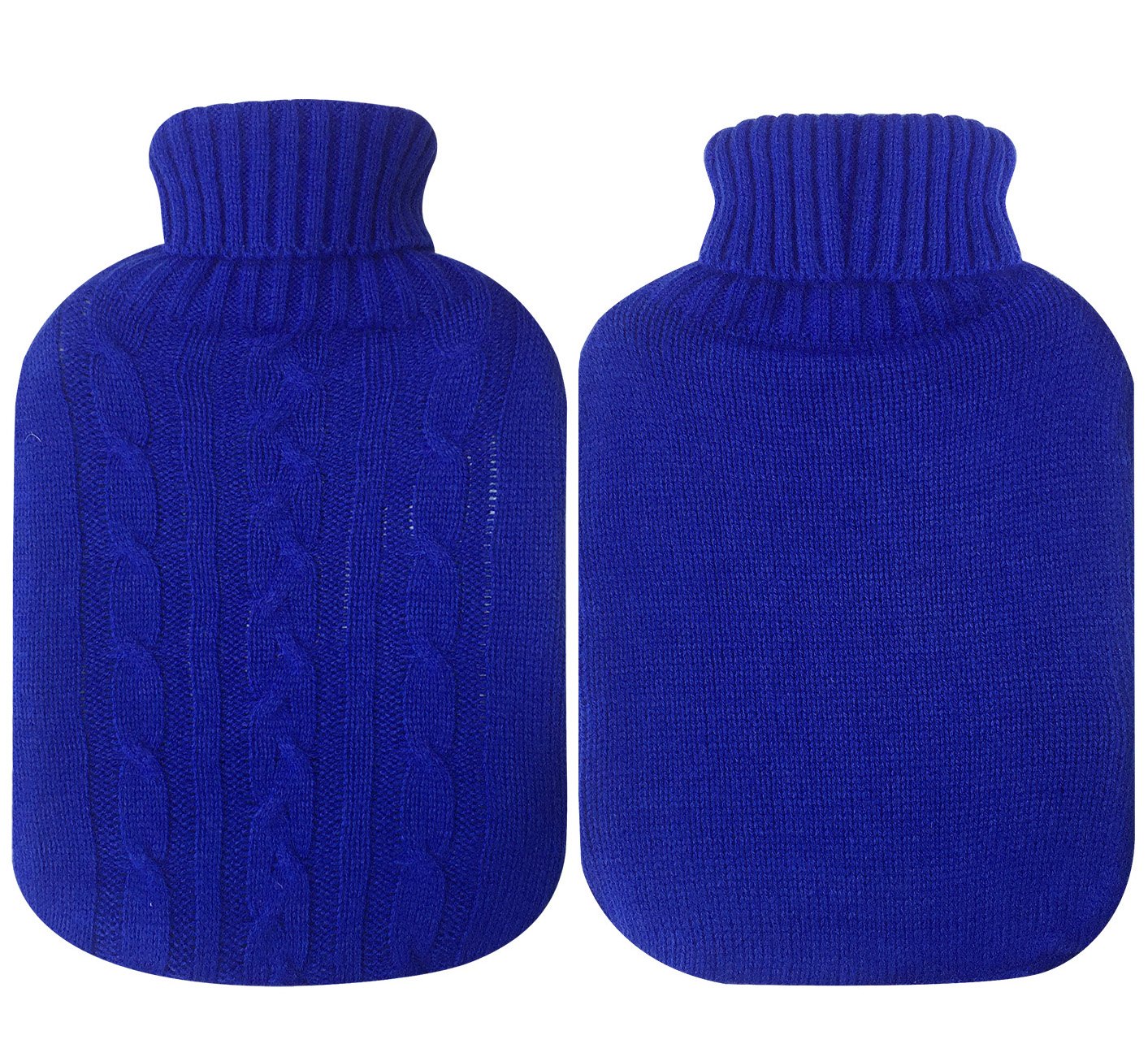 Attmu Classic Rubber Transparent Hot Water Bottle 2 Liter with Knit Cover Blue 672994030303 eBay